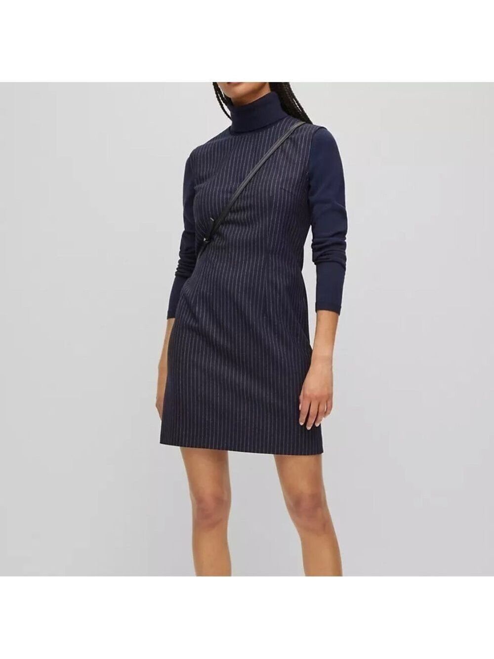 ICE Cube by Michael Paris New York business striped dress office Sz 12
